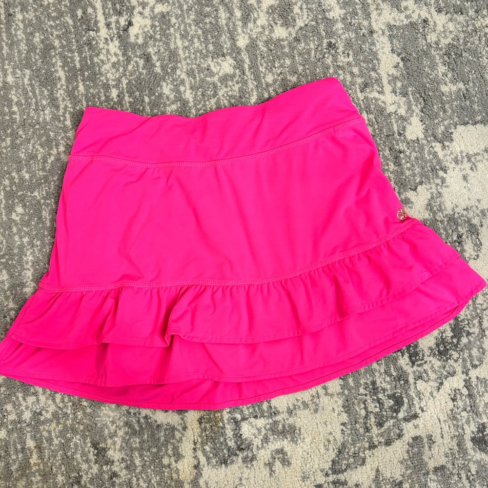 Lilly Pulitzer Hot Pink Tennis Skirt